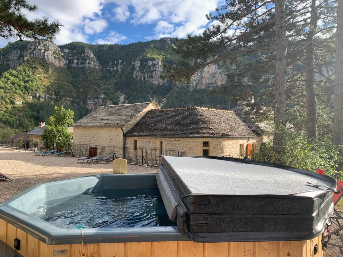 La Voutee 5 Epis Avec Bain Finlandais Prive Au Manoir Du Charme Gorges Du Tarn Quezac (Lozere) Exterior photo
